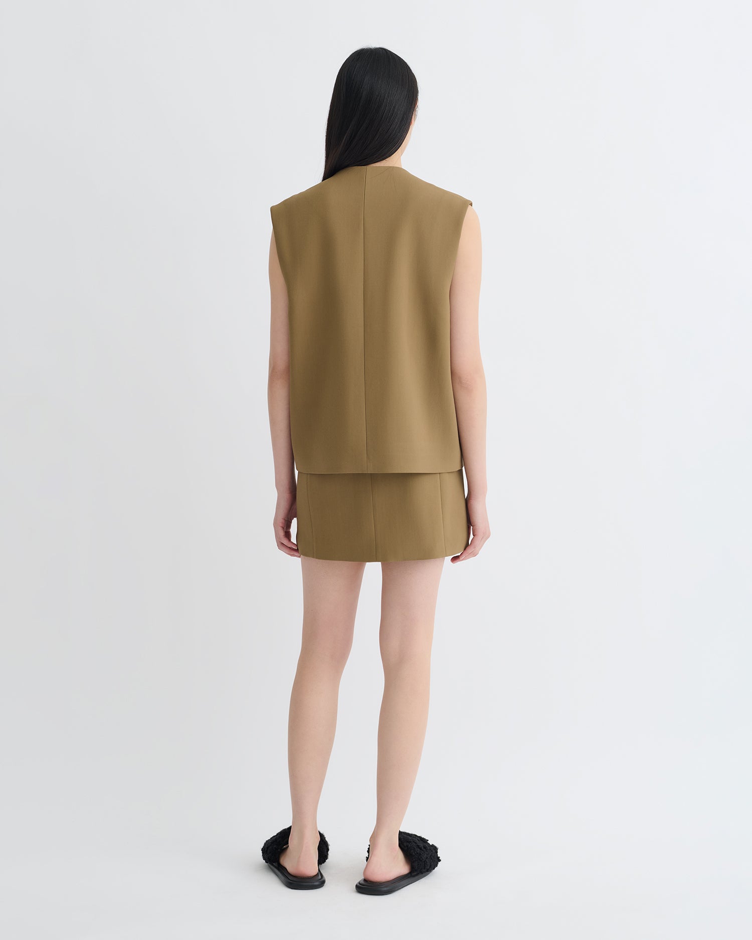 Neymat - Tailored Vest - Brown