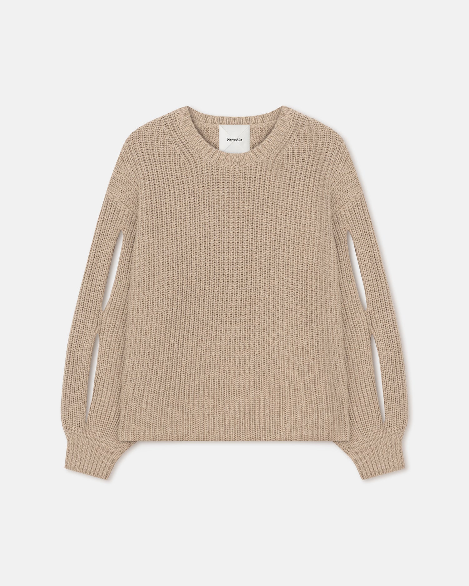 Jacint - Cashmere-Blend Sweater - Oatmeal