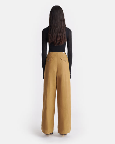 Izolda - Draped Mesh Jersey Top - Black