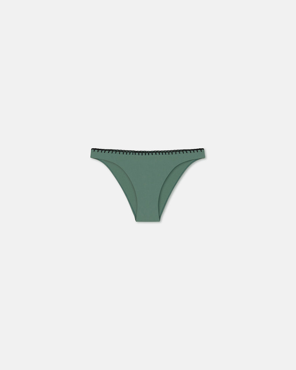 Merve - Crochet bikini bottom - Sea Green/Black