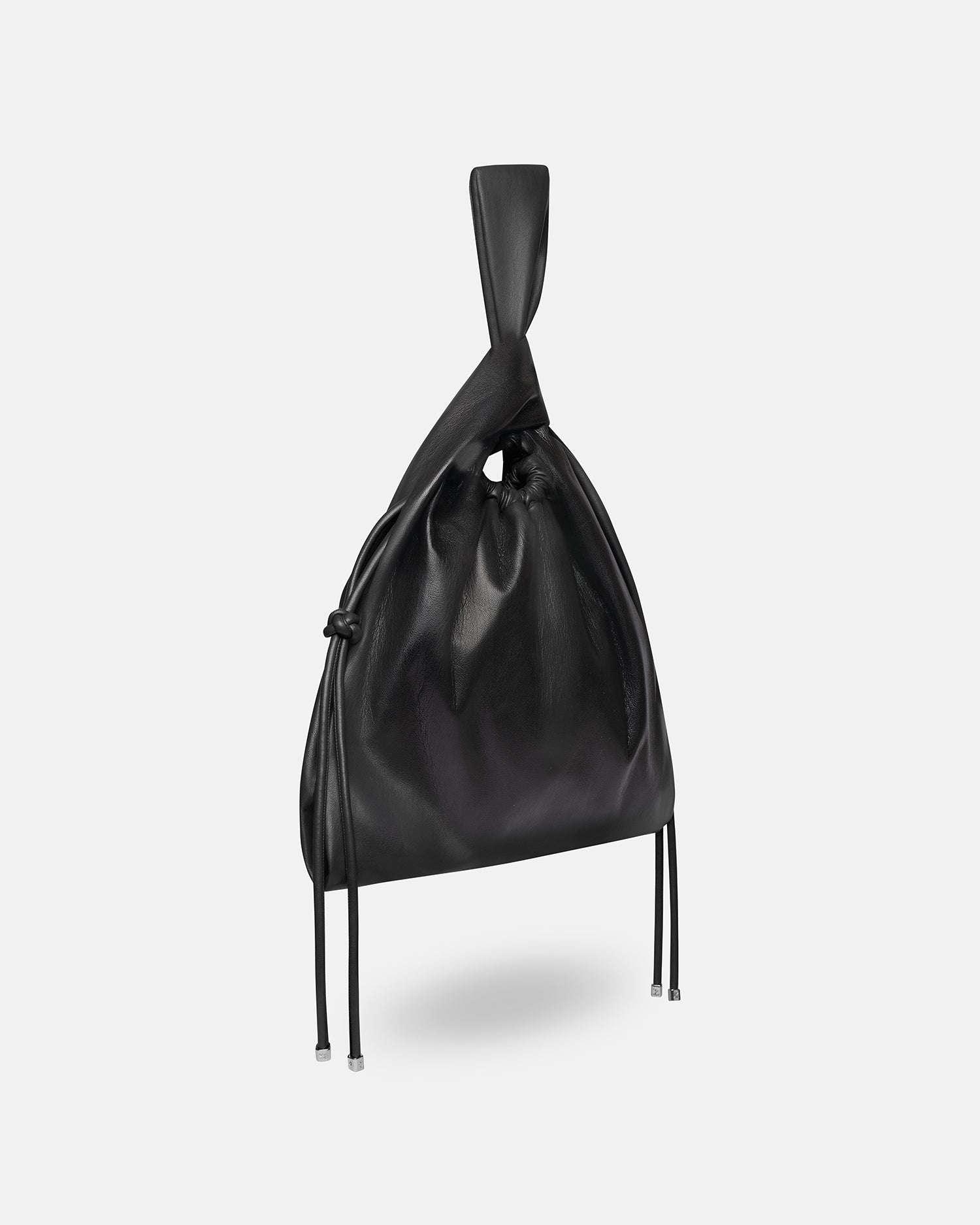 black leather drawstring backpack Jen Drawstring - Okobor™ bag