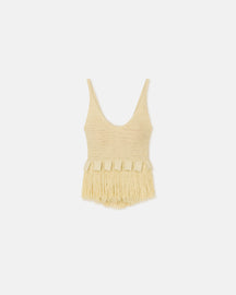 Zulma - Knitted Top - Dusty Yellow