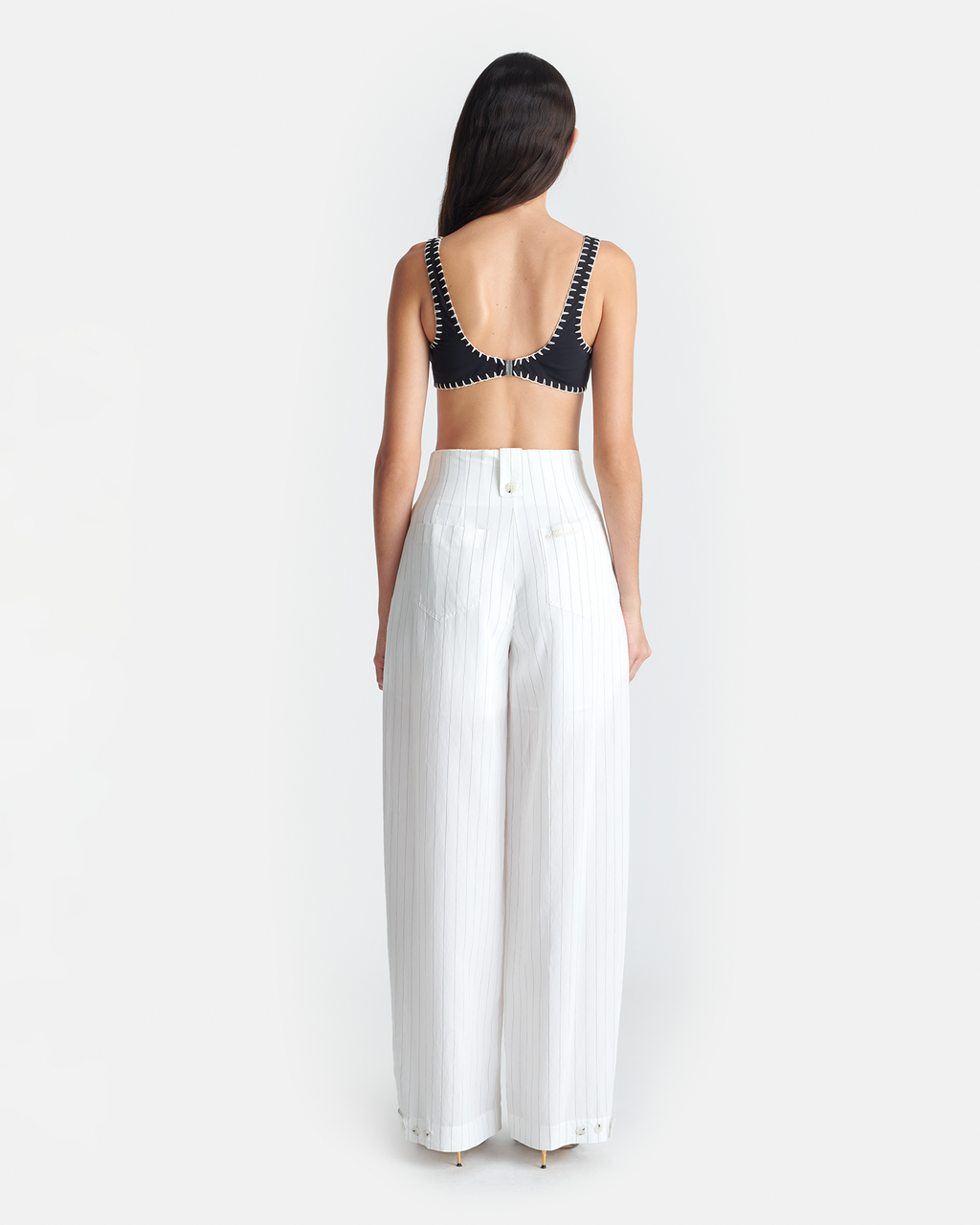 Jenci - Wide leg pants - White