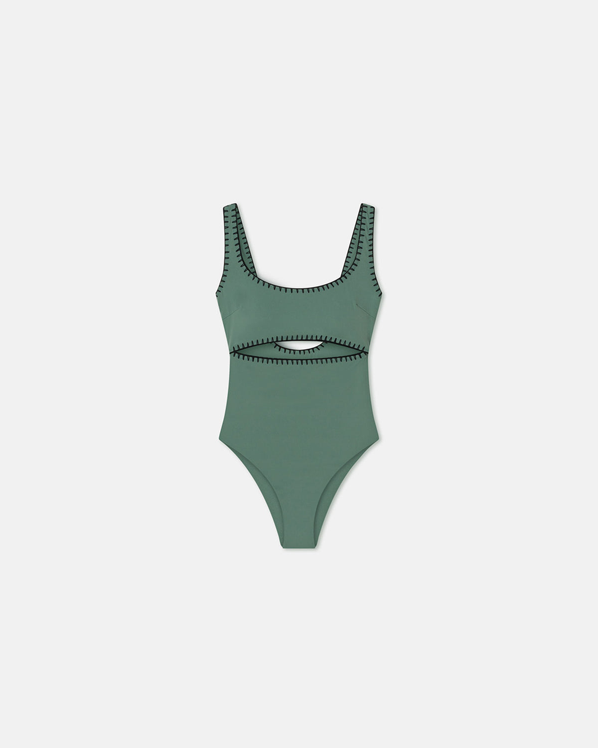 Sorena Swimsuit Sea Green Black
