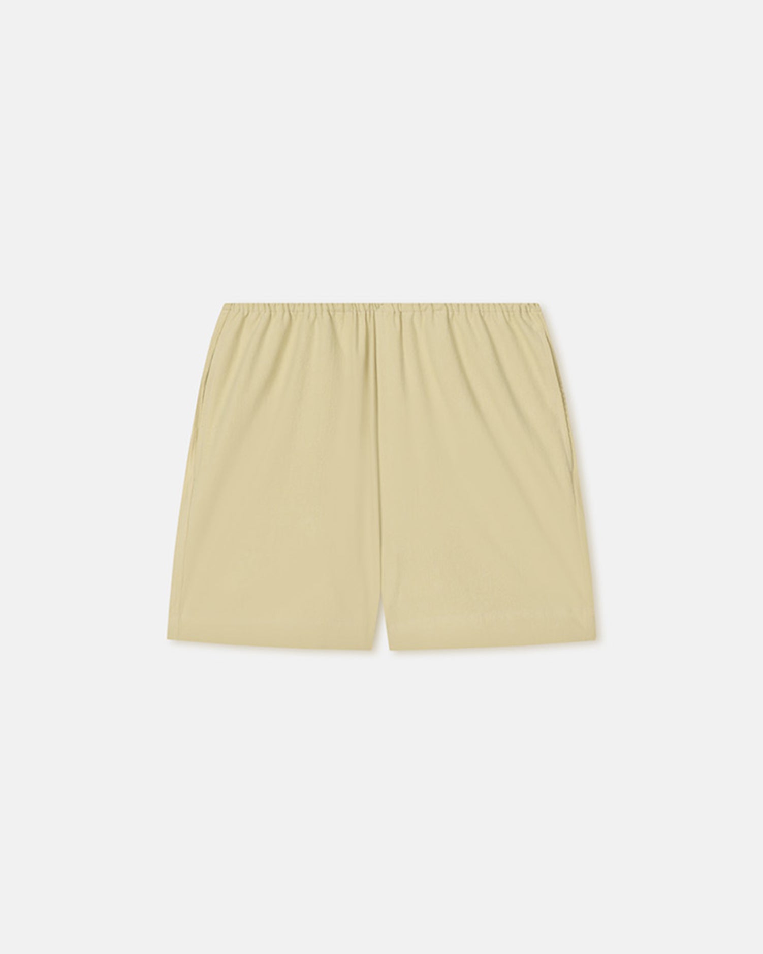 Dylla Tailored Washed Calico Shorts Sage