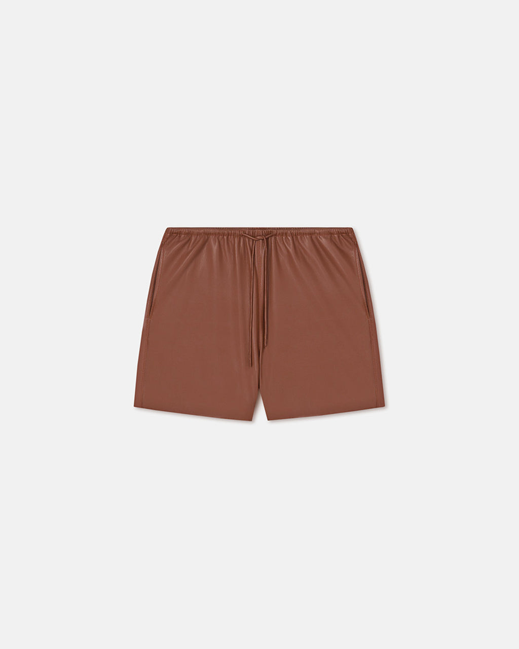 Aniela - Okobor™ Alt-Leather Shorts - Henna