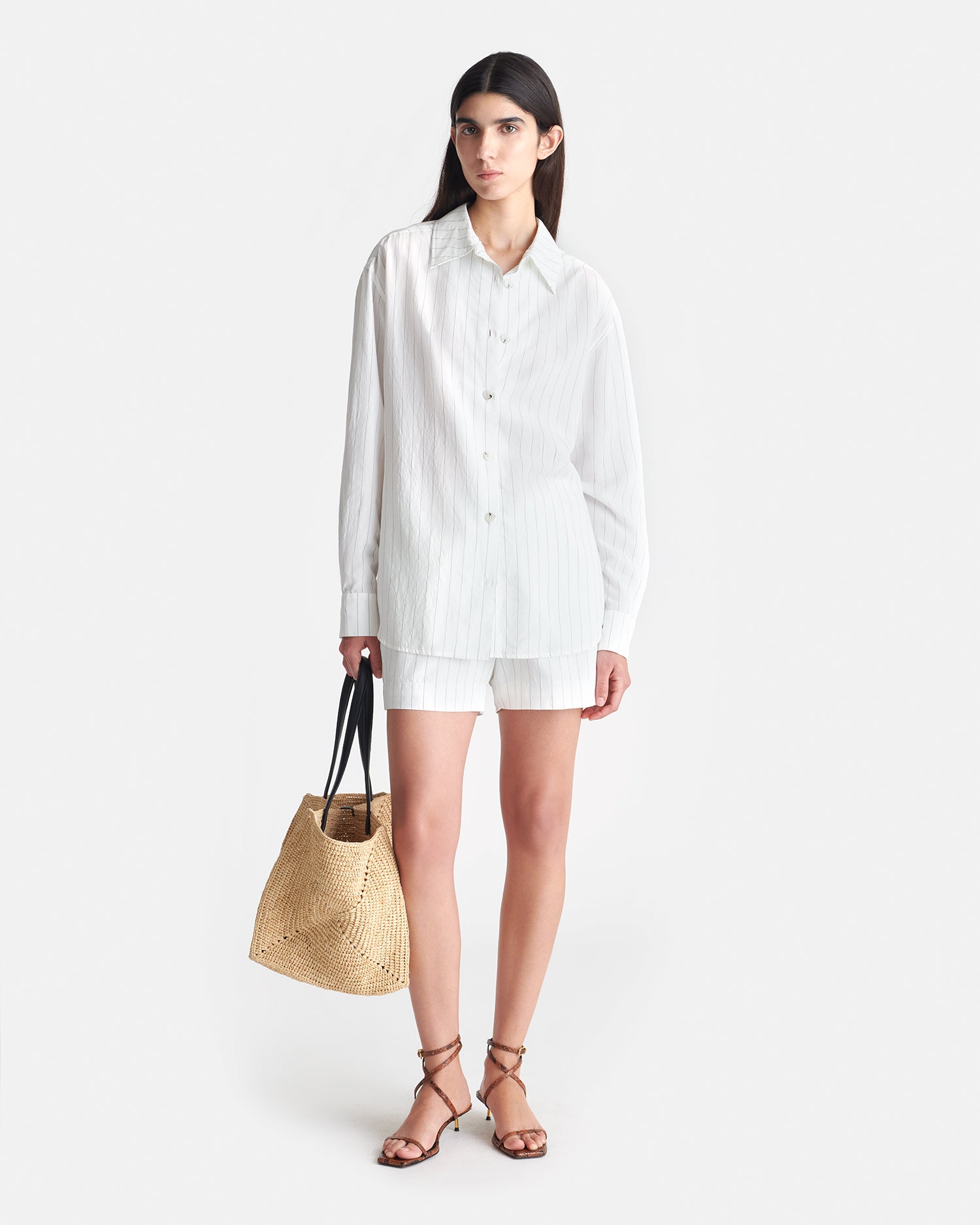 Dylla - Tailored Shorts - White