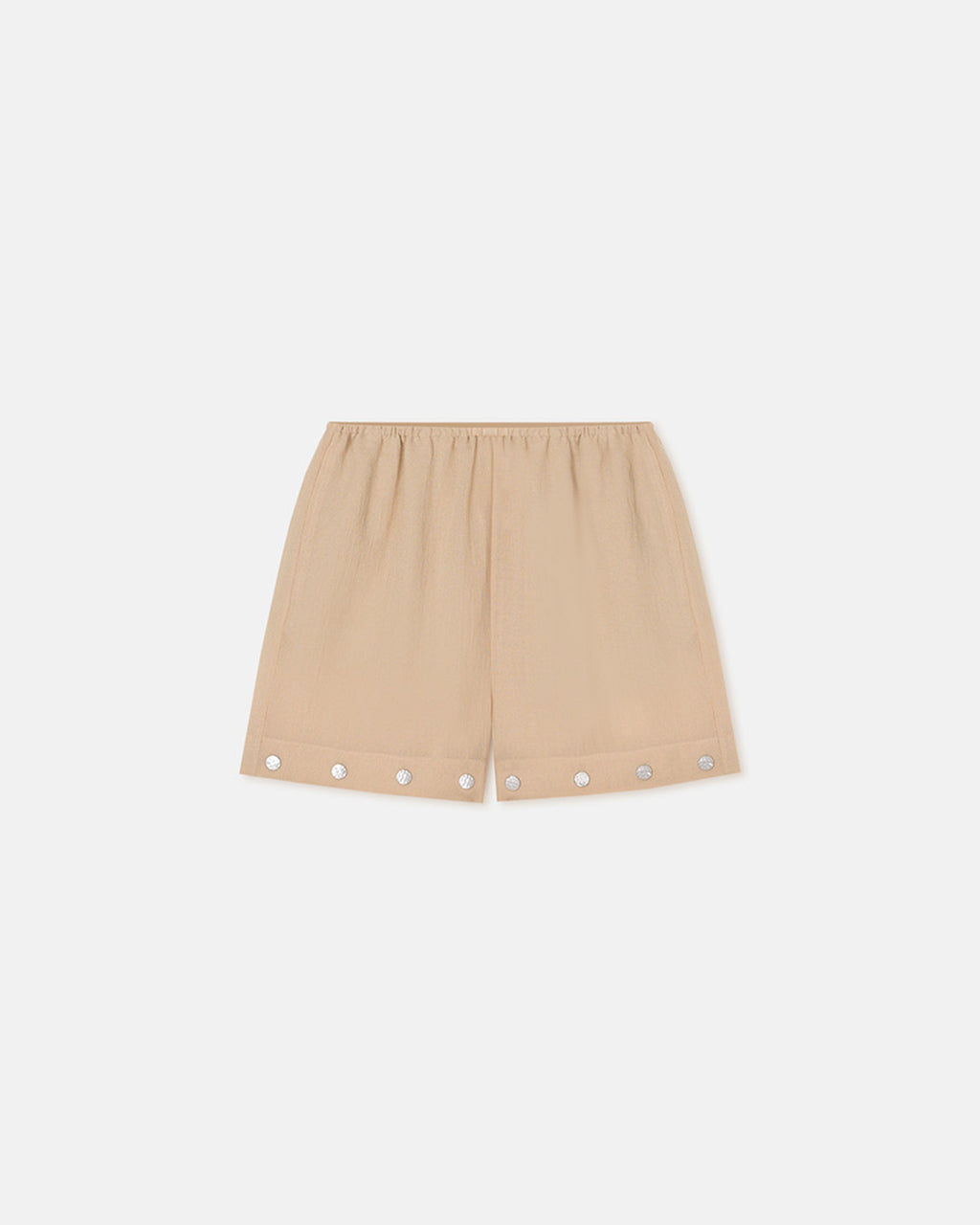 Dylla - Studded Gauze Shorts - Wax