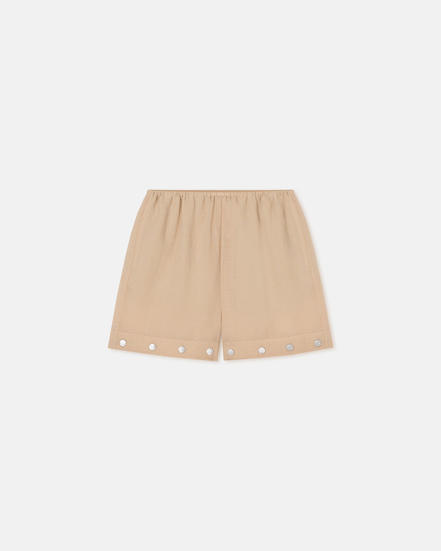 Dylla - Studded Gauze Shorts - Wax