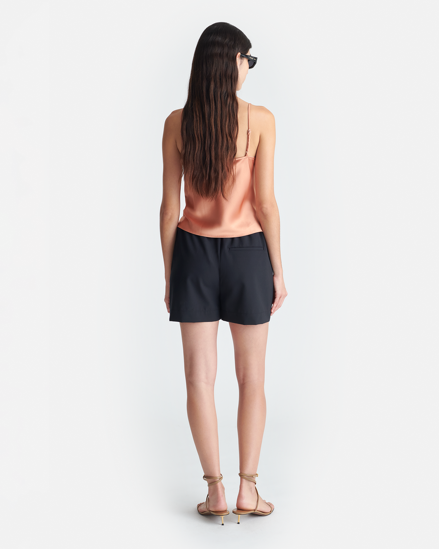 Johar - Slip Satin Top - Apricot