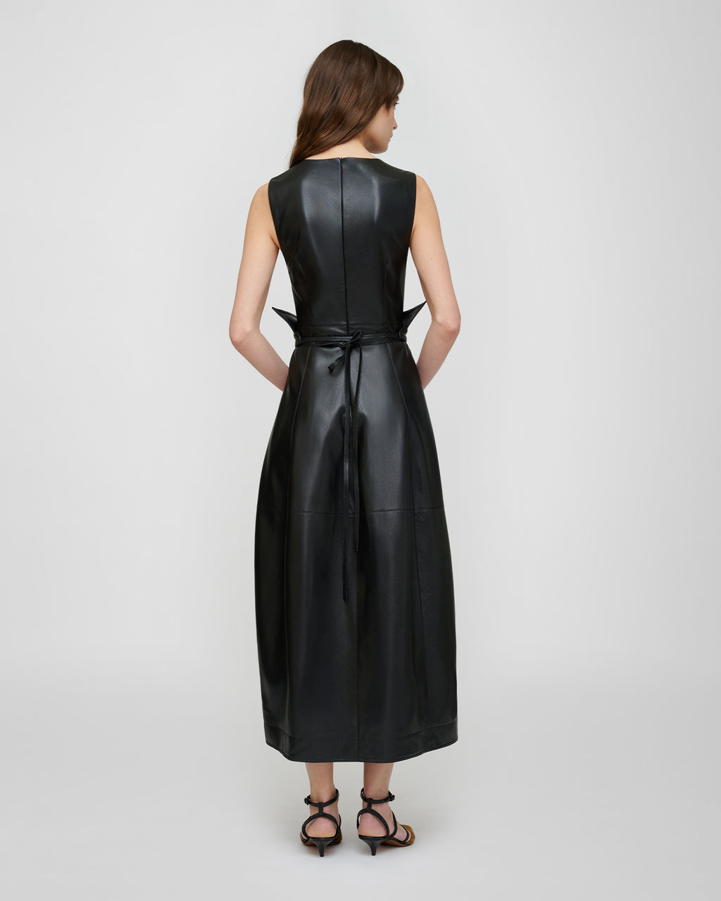 Evora - Leather Belt - Black