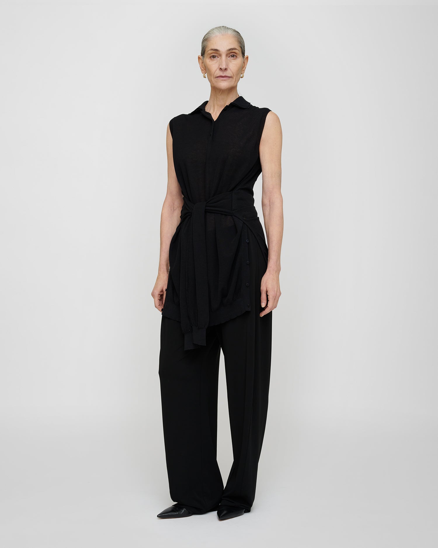 Nila - Superfine Cotton Dress - Black