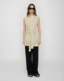 Nila - Superfine Cotton Dress - Multicolor Stripe