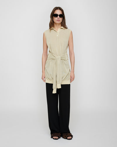 Nila - Superfine Cotton Dress - Multicolor Stripe