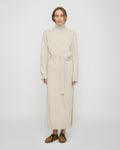 Canaan - Wool Cotton Blend Dress - Creme