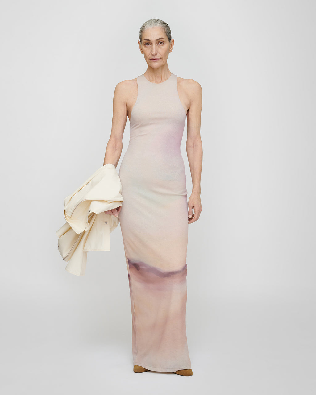 Pich - Mesh Jersey Dress - Sunrise Haze