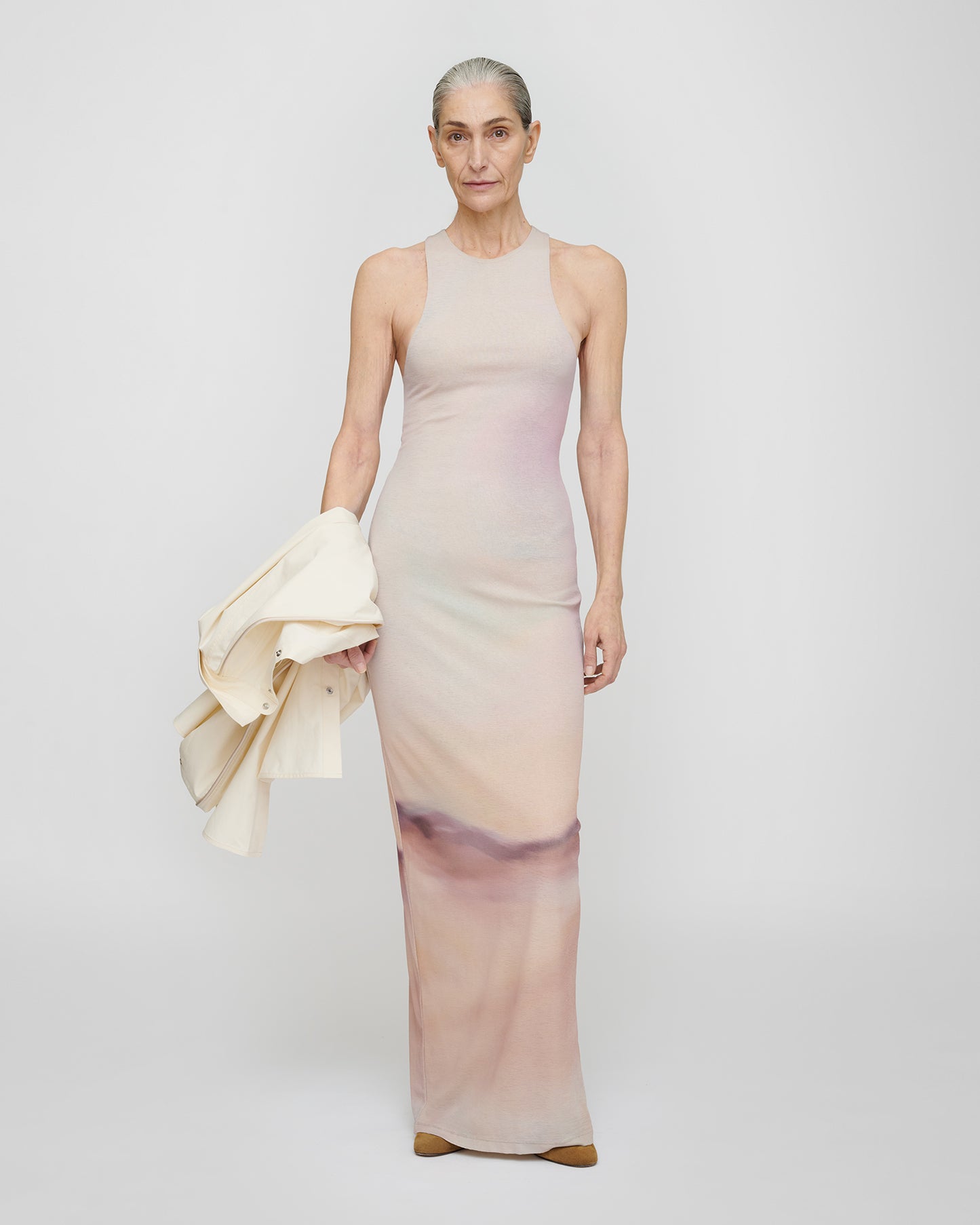 Pich - Mesh Jersey Dress - Sunrise Haze