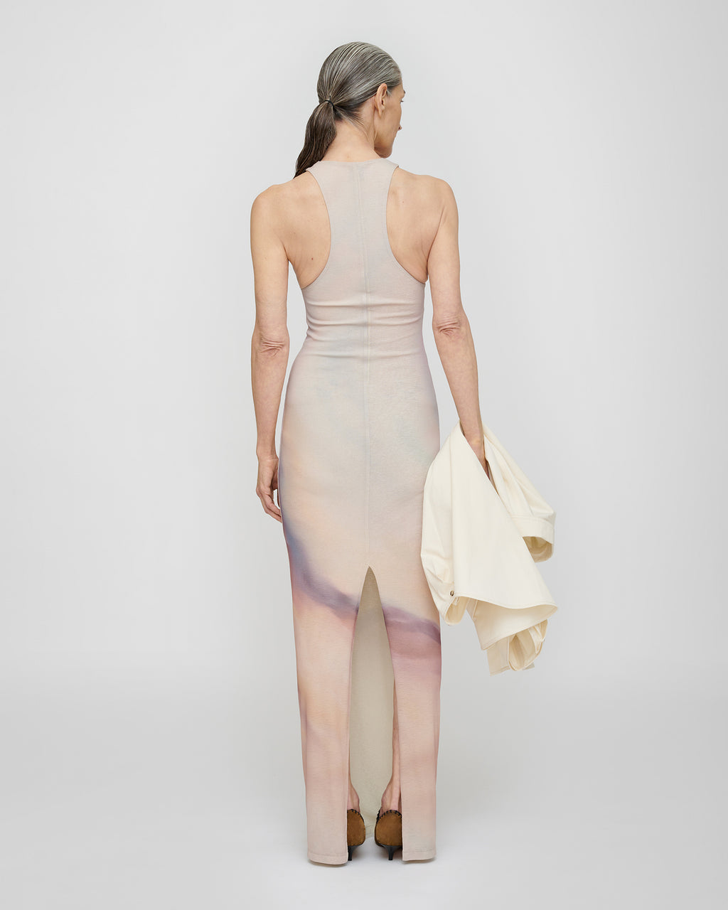 Pich - Mesh Jersey Dress - Sunrise Haze