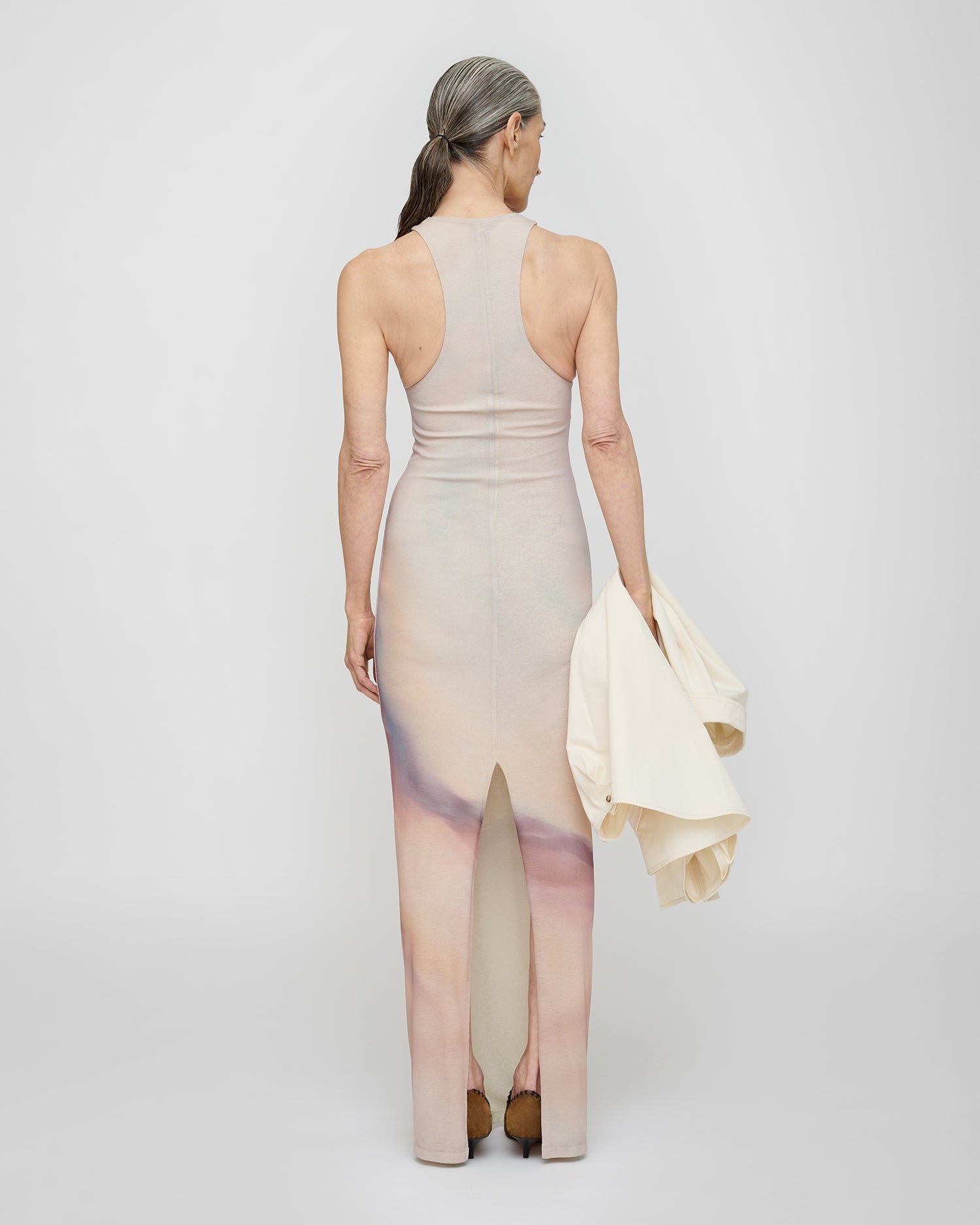 Pich - Mesh Jersey Dress - Sunrise Haze