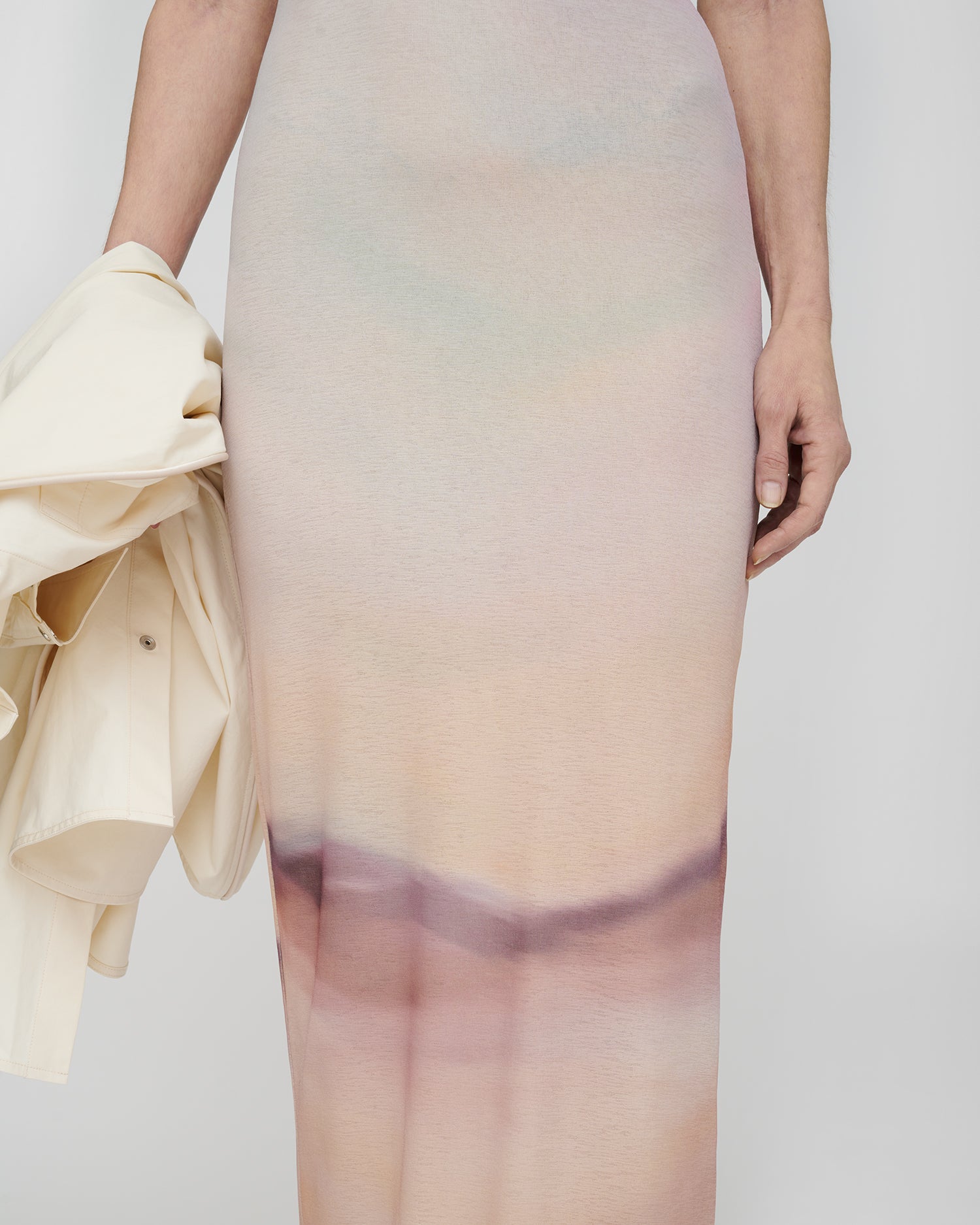 Pich - Mesh Jersey Dress - Sunrise Haze
