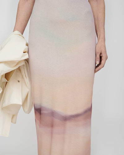 Pich - Mesh Jersey Dress - Sunrise Haze