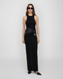 Tarla - Mesh Jersey Dress - Black