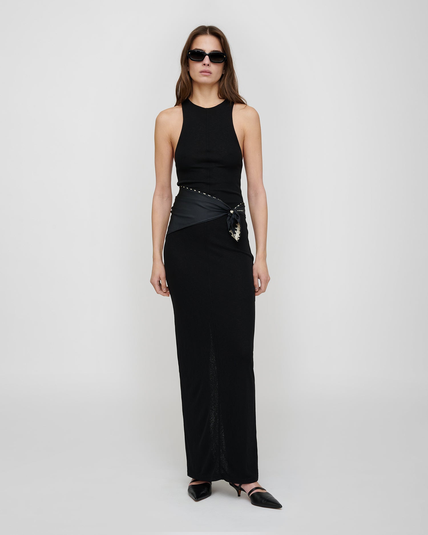 Tarla - Mesh Jersey Dress - Black