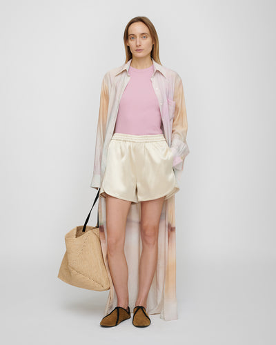 Iria - Crinkled Viscose Dress - Sunrise Haze