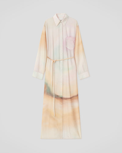 Iria - Crinkled Viscose Dress - Sunrise Haze