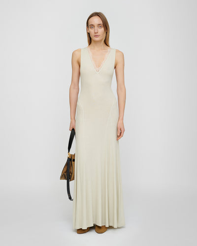 Ignia - Fluid Rib Dress - Tofu