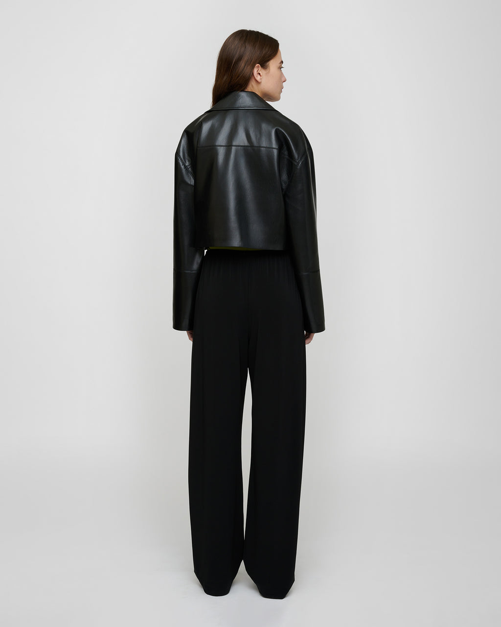 Omolara - Okobor/Faux Shearling Jacket - Black