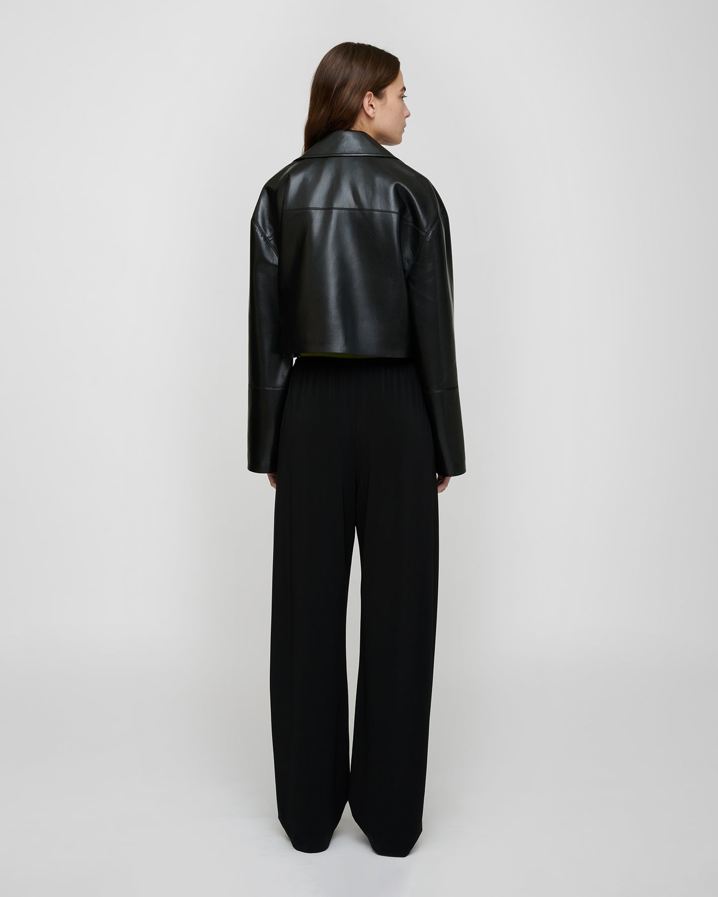 Omolara - Okobor/Faux Shearling Jacket - Black