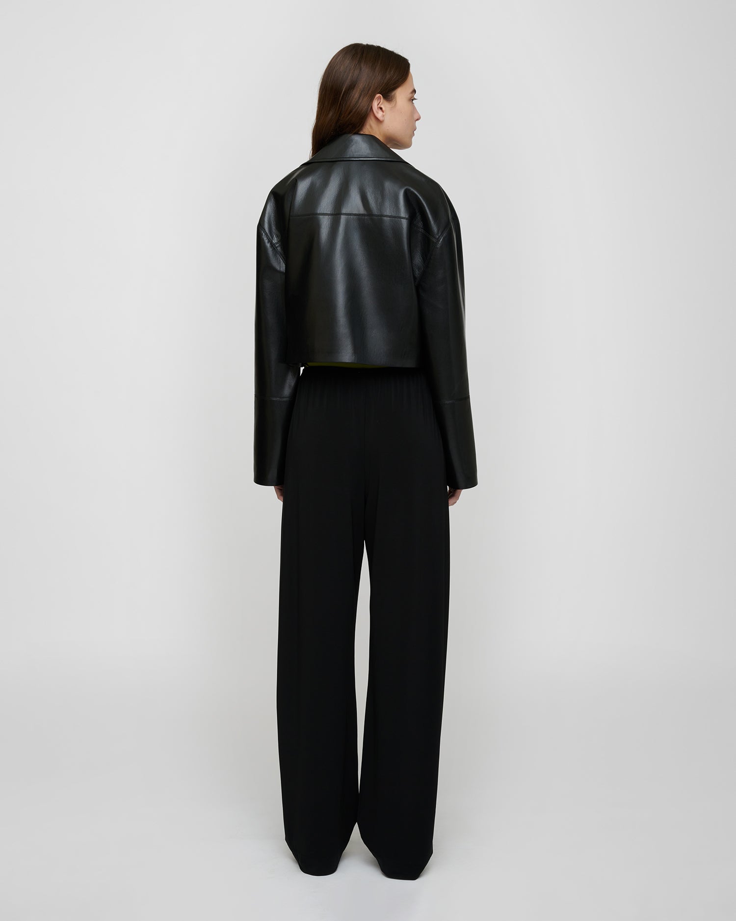 Omolara - Okobor/Faux Shearling Jacket - Black