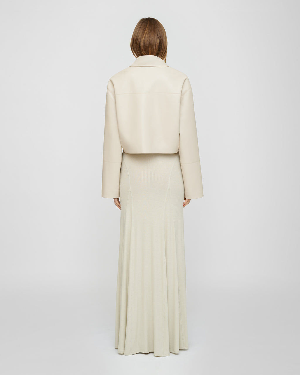 Omolara - Okobor/Faux Shearling Jacket - Creme