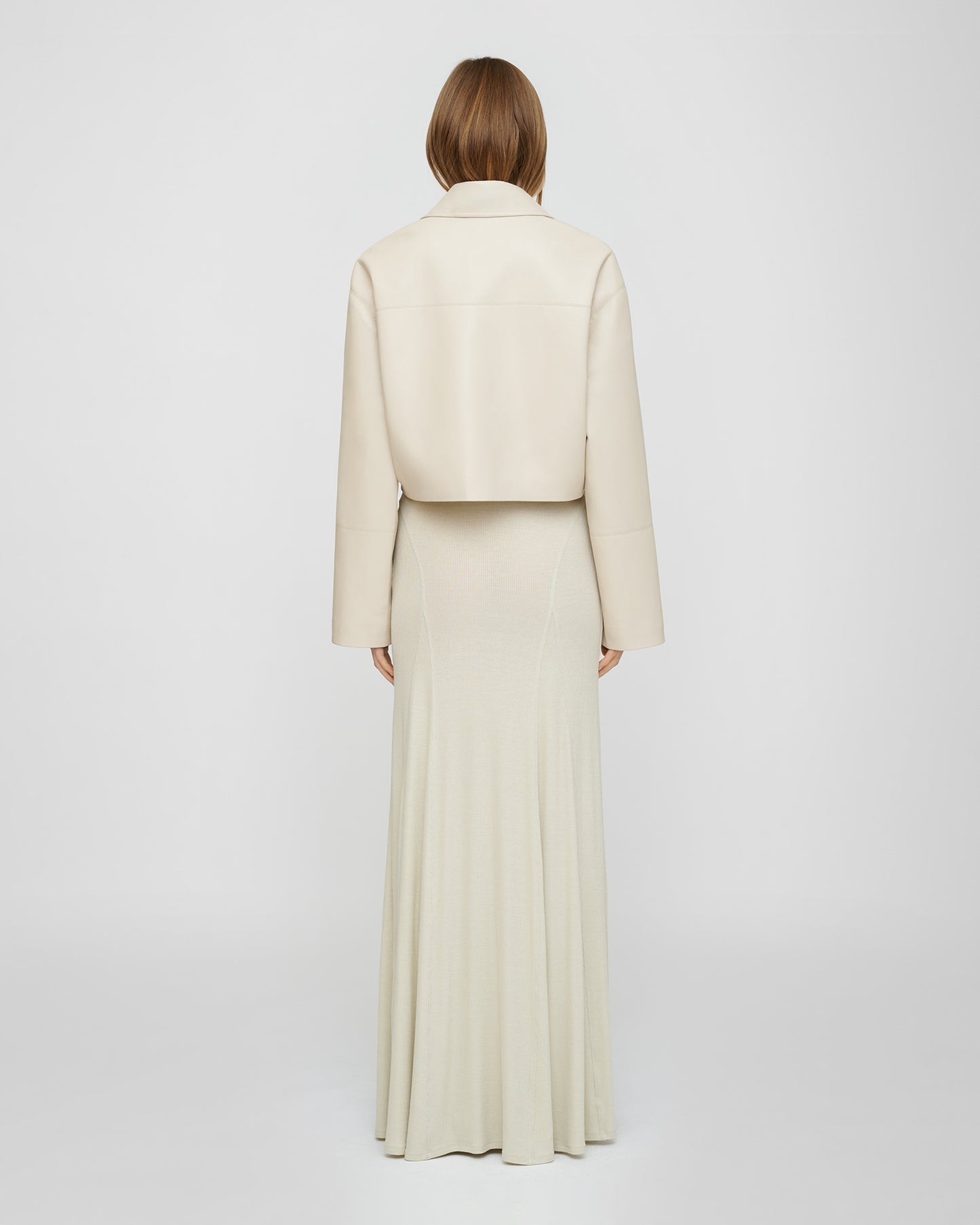 Omolara - Okobor/Faux Shearling Jacket - Creme