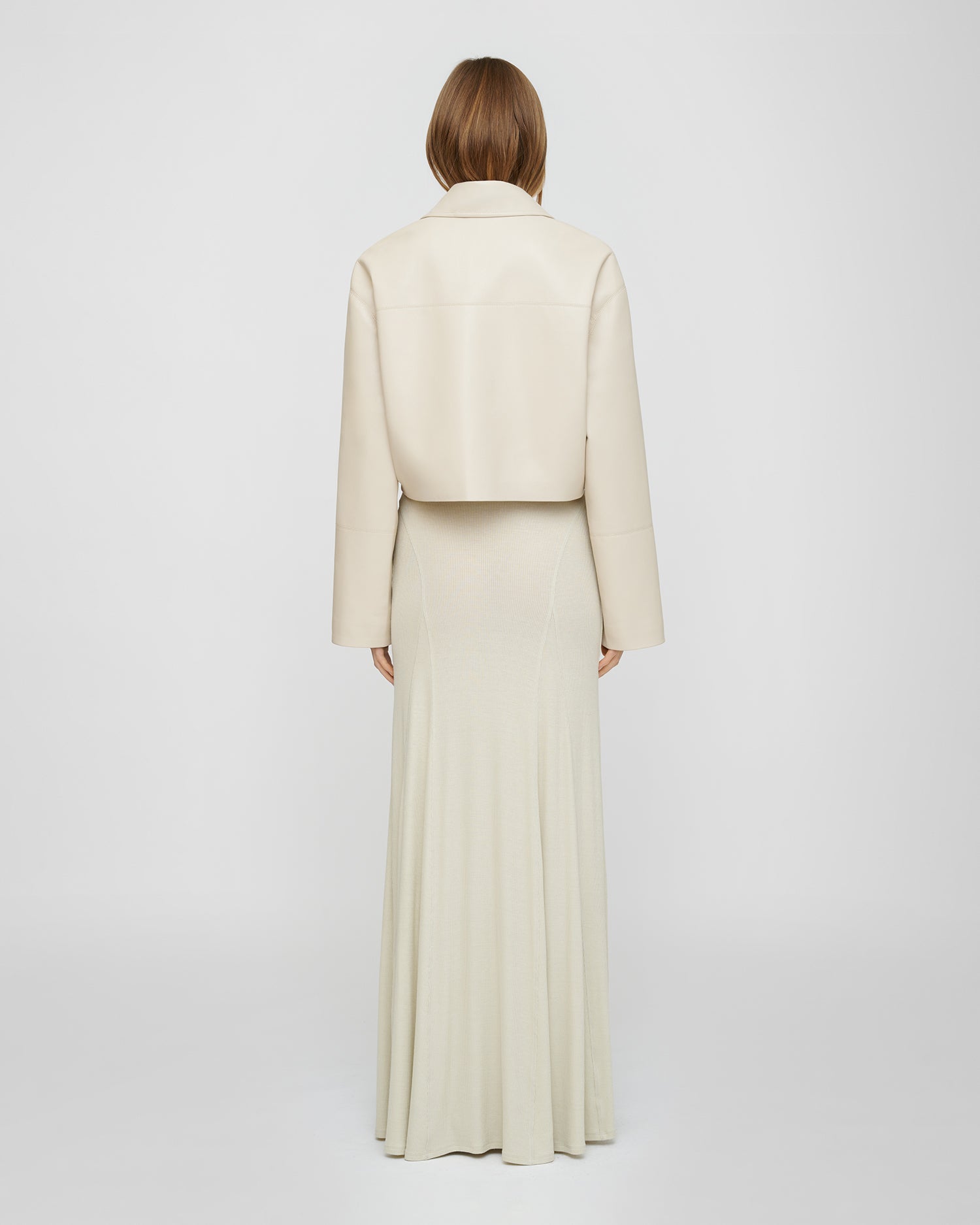 Omolara - Okobor/Faux Shearling Jacket - Creme