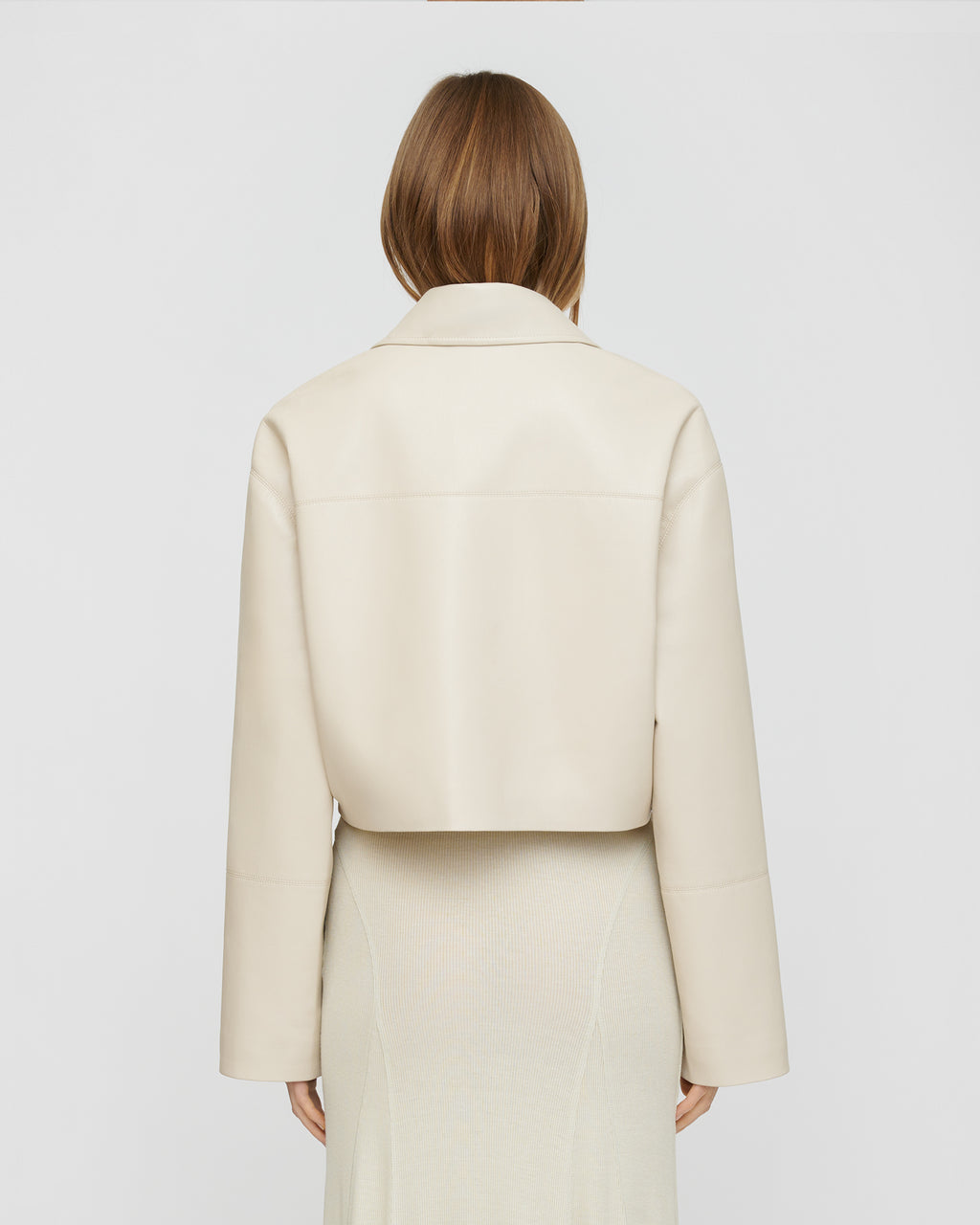 Omolara - Okobor/Faux Shearling Jacket - Creme