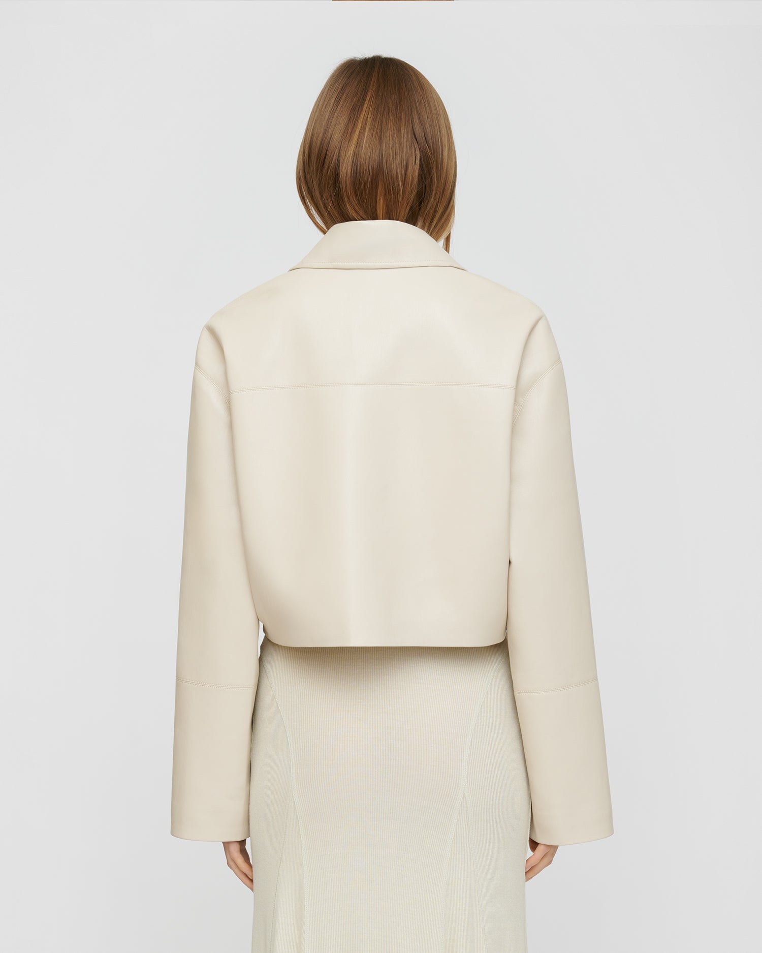 Omolara - Okobor/Faux Shearling Jacket - Creme