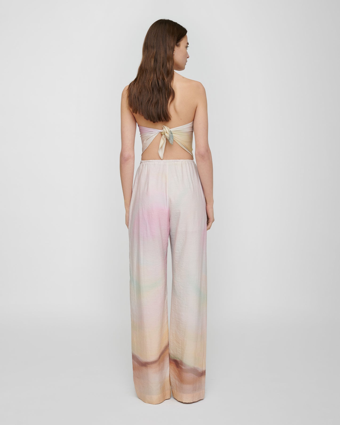 Arvenn - Crinkled Viscose Pants - Sunrise Haze