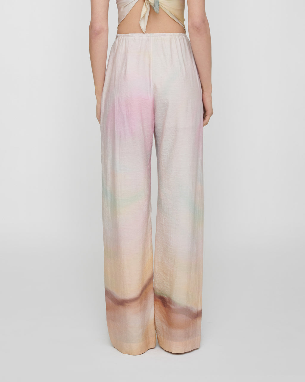 Arvenn - Crinkled Viscose Pants - Sunrise Haze