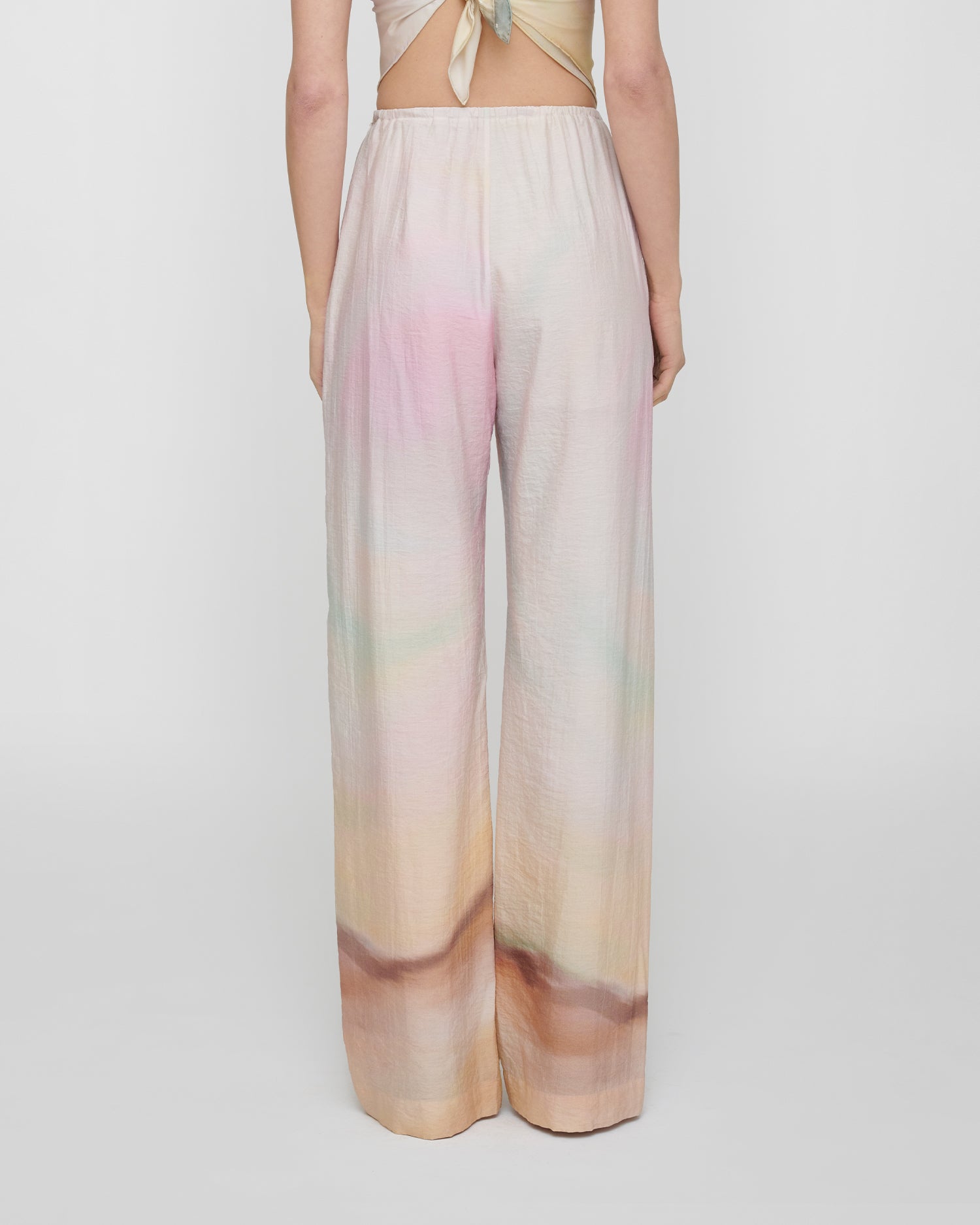Arvenn - Crinkled Viscose Pants - Sunrise Haze