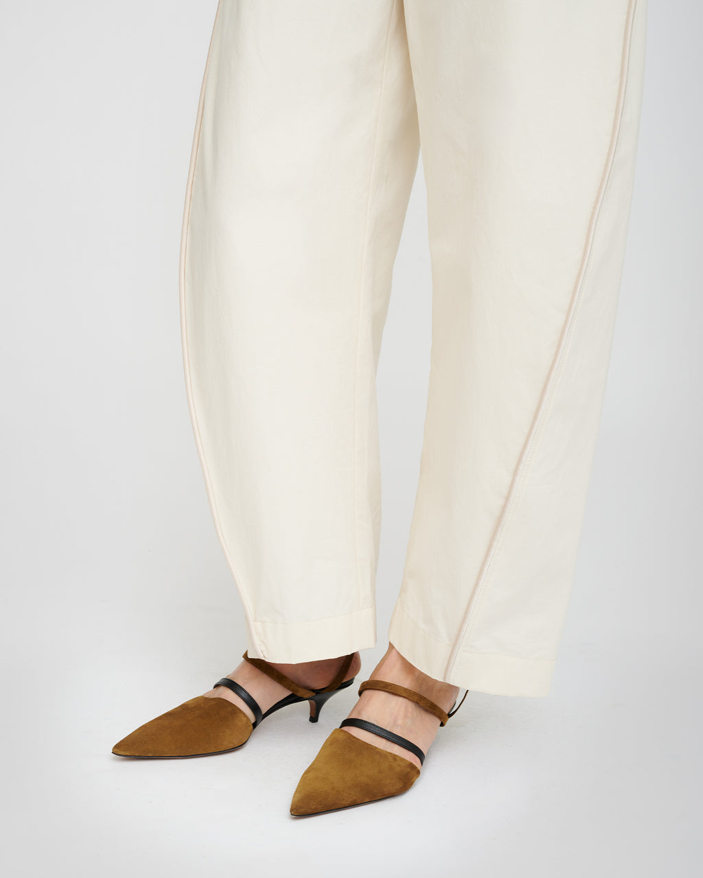 Oriana - Pants - Creme