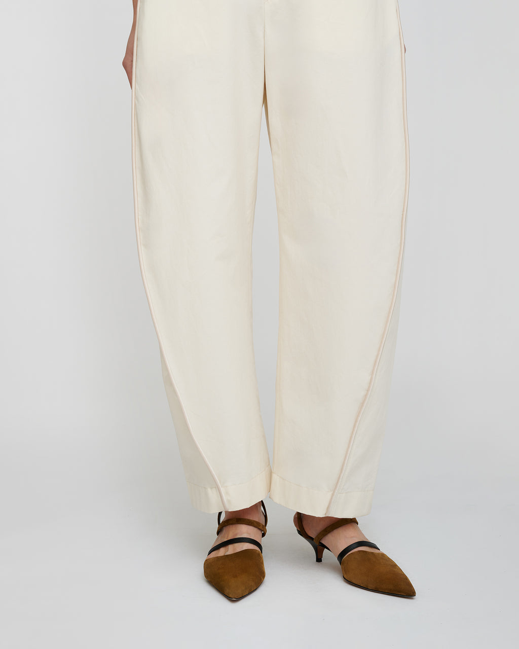 Oriana - Pants - Creme