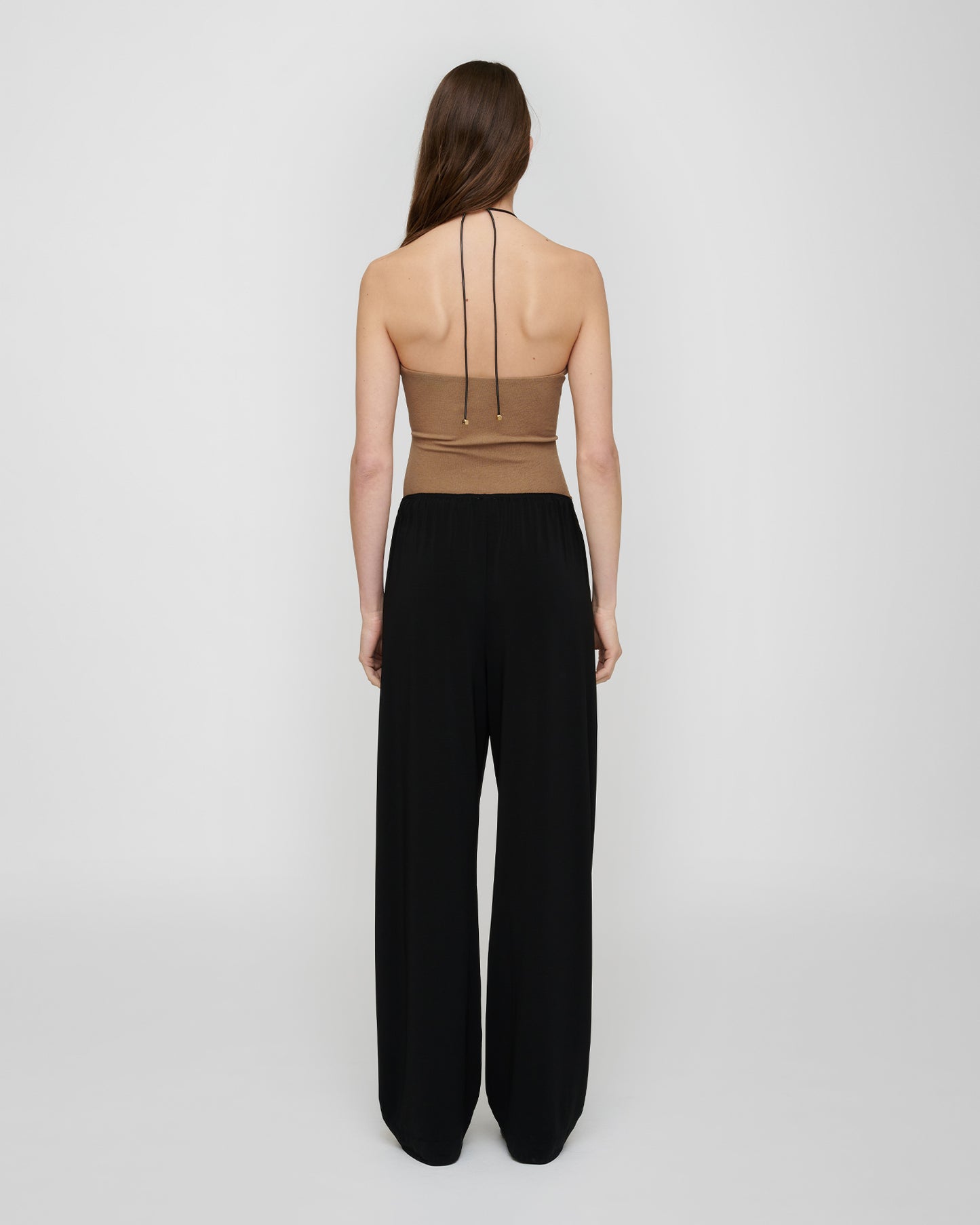 Zoela - Fluid Jersey Pants - Black