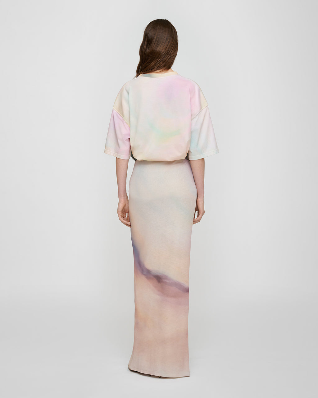 Mahika - Mesh Jersey Skirt - Sunrise Haze