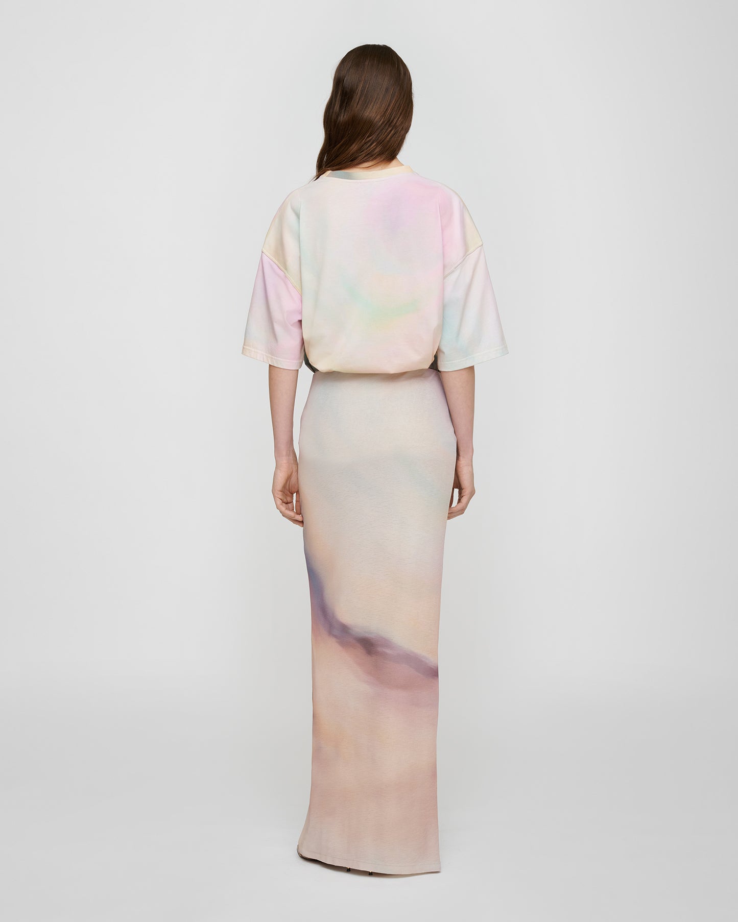 Mahika - Mesh Jersey Skirt - Sunrise Haze