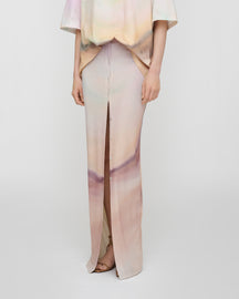 Mahika - Mesh Jersey Skirt - Sunrise Haze