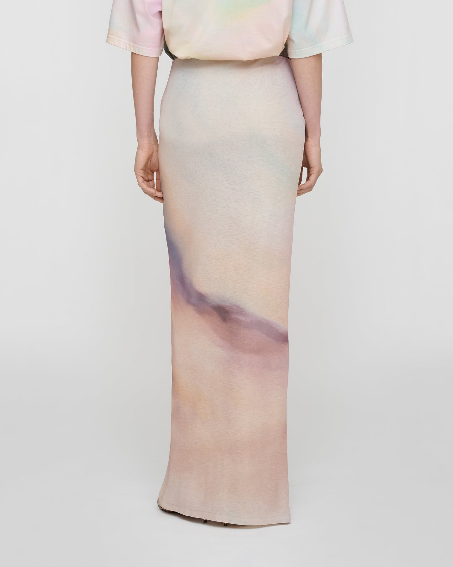 Mahika - Mesh Jersey Skirt - Sunrise Haze