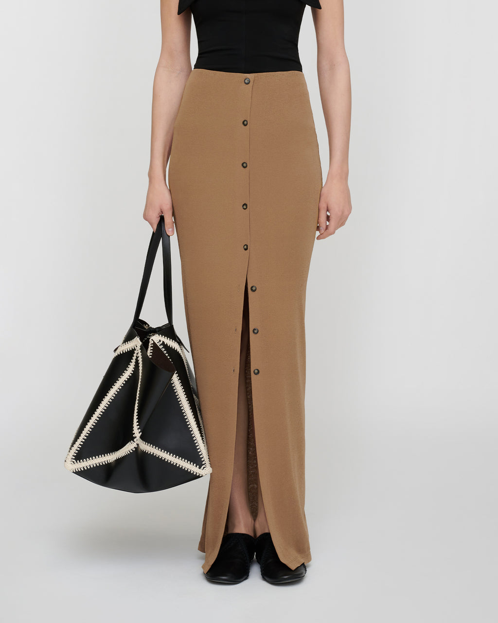 Mahika - Maxi skirt - Light Mocha