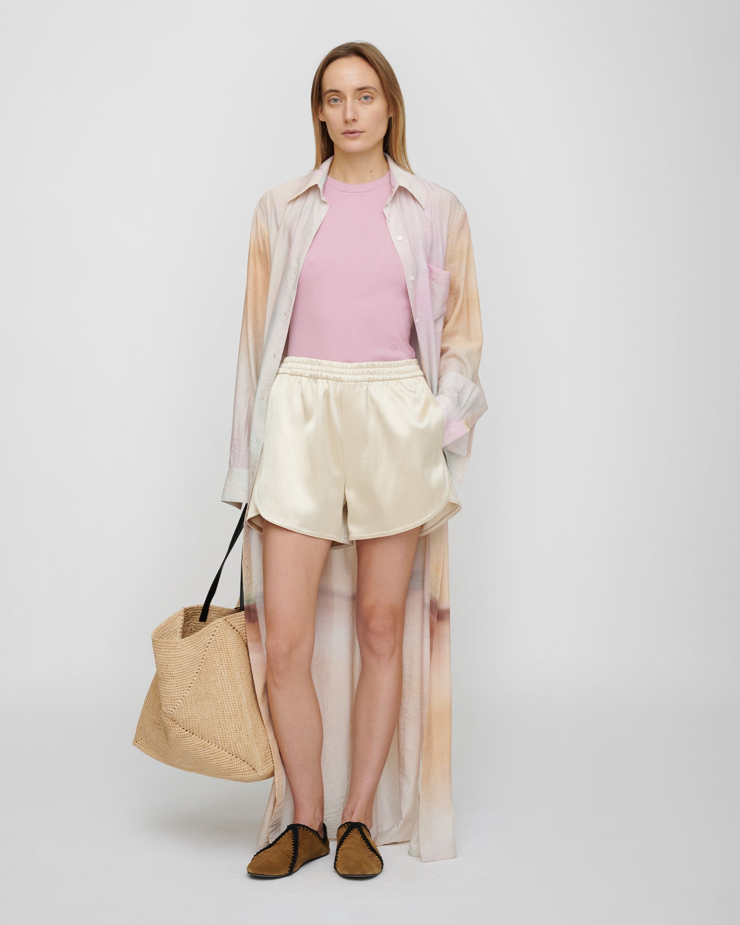 Hicla - Duchess Viscose Shorts - Creme